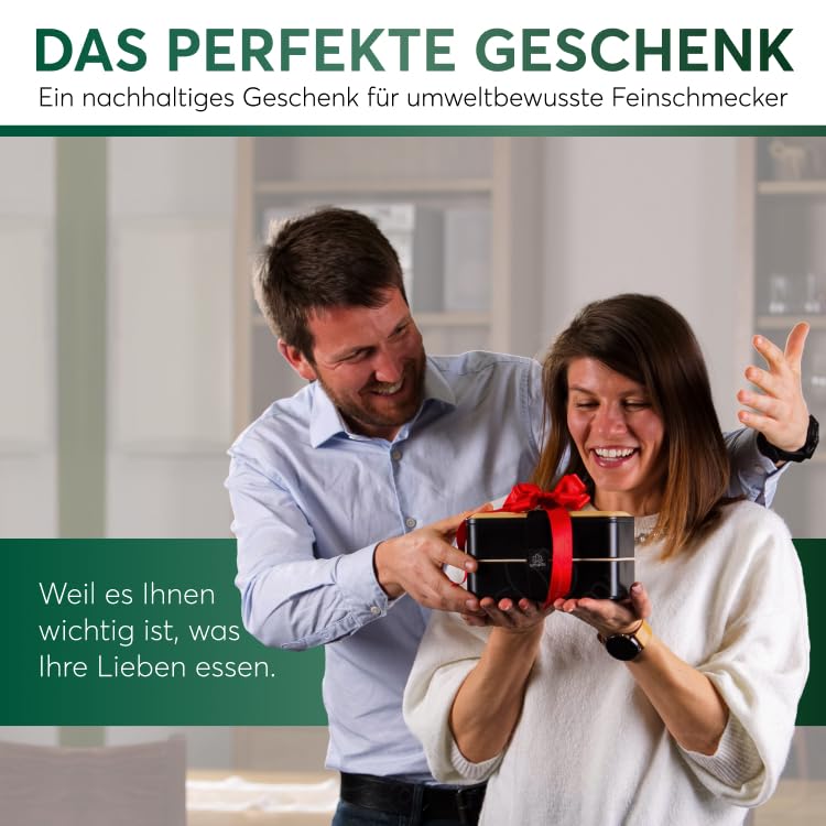 Umami Bento Pudełko na Lunch, 2 Garnki na Sos & Sztućce w Zestawie, Be - obrazek 3