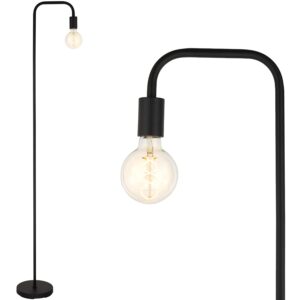BBHome Lampa stojąca w stylu retro, wygięta, minimalistyczna metalowa