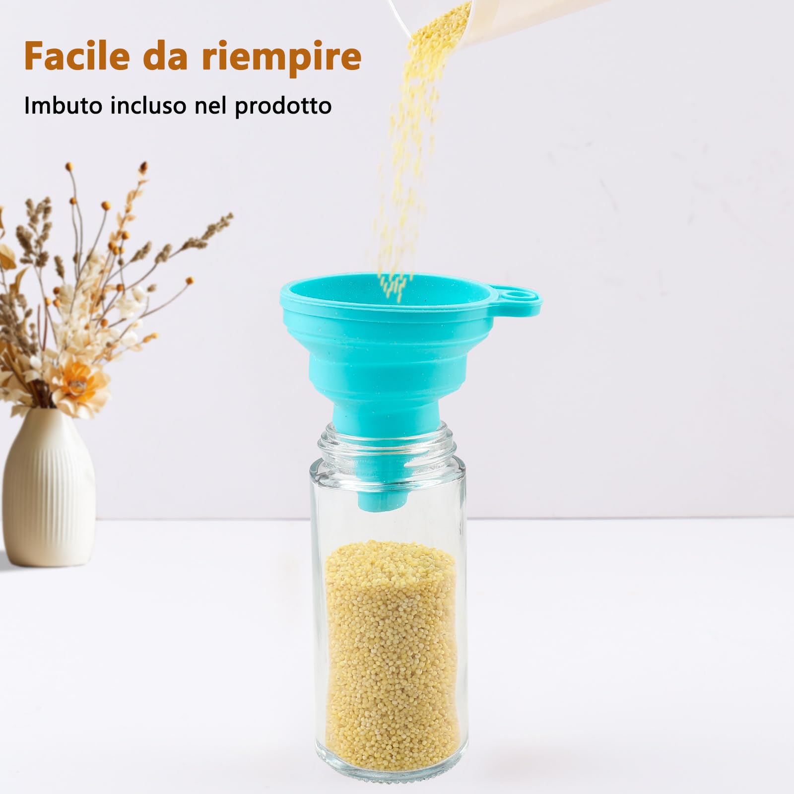 Foydream: Must-Have 12 Okrągłych Słoików na Przyprawy - obrazek 2