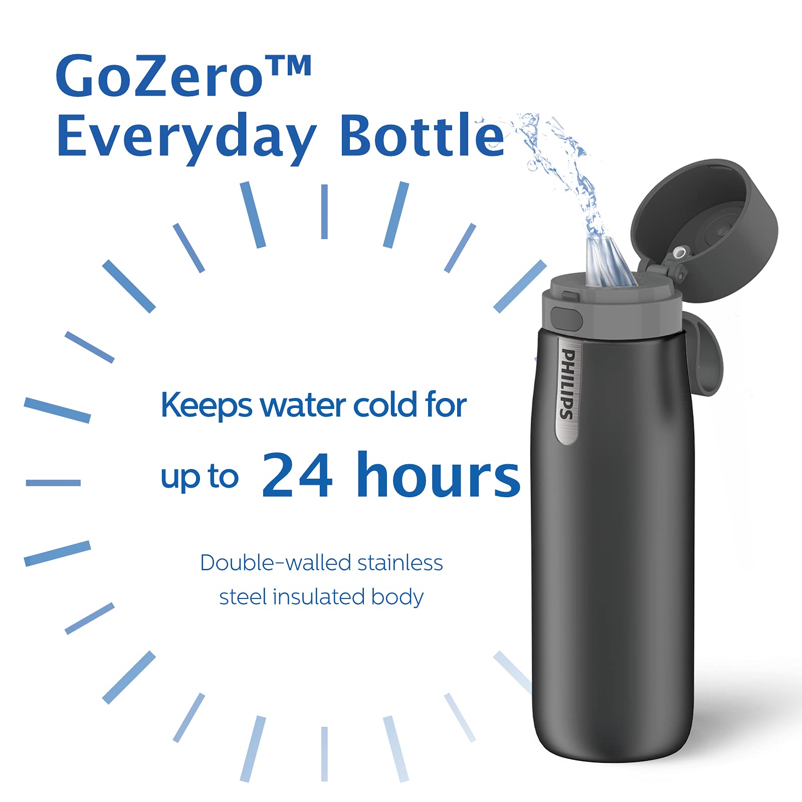 Philips Water AWP2771GRR/31 GoZero Daily butelka izolowana 550 ml - obrazek 11