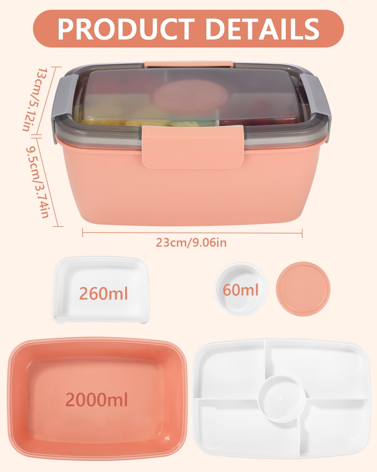 Pudełko na lunch - Ekskluzywne i funkcjonalne dla dorosłych! - obrazek 7