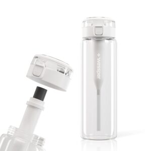WESSPER Butelka do picia ze szkła 680 ml, z filtrem do wody, nie zawie