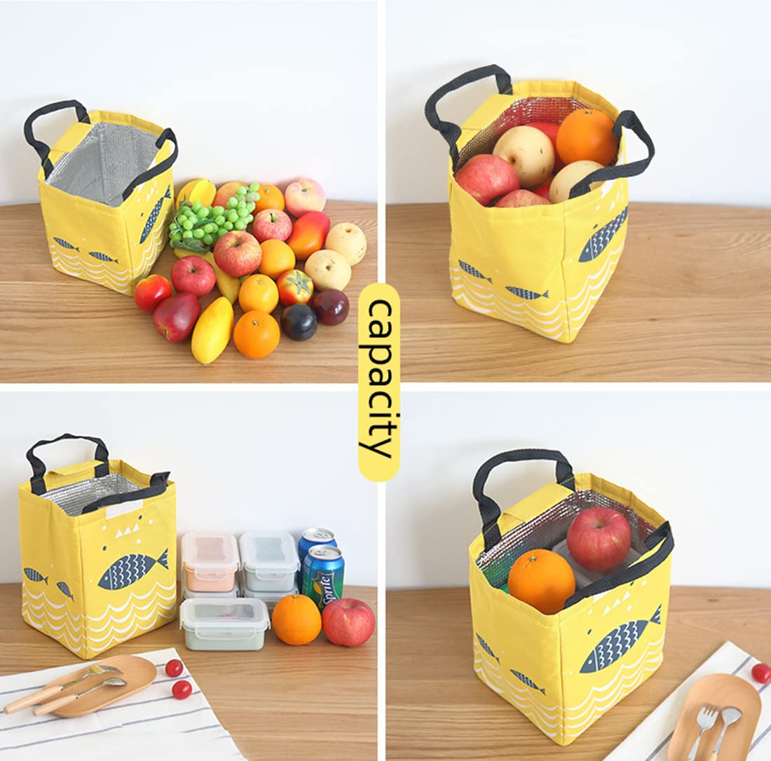 2 sztuki izolowana torba na lunch Cool Bag na lunch, wodoszczelna tkan - obrazek 2