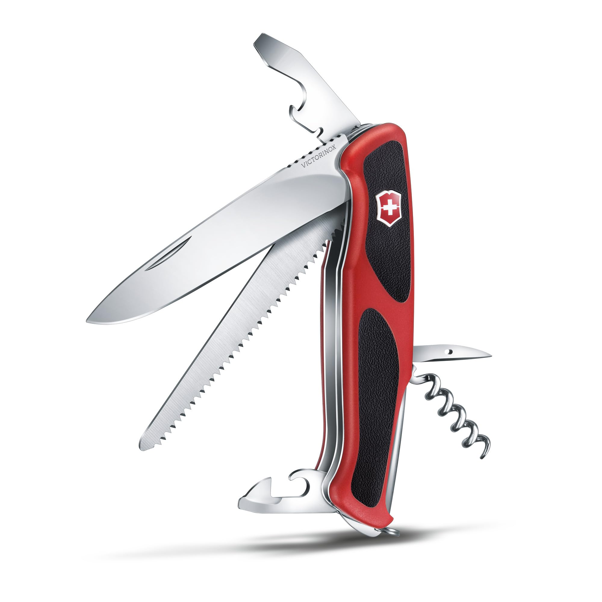 Victorinox Ranger Grip 55 scyzoryk, 12 funkcji, blokada ostrza, piła, - obrazek 3
