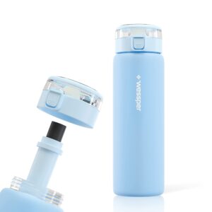 WESSPER Butelka do picia ze szkła 680 ml, z filtrem do wody, nie zawie