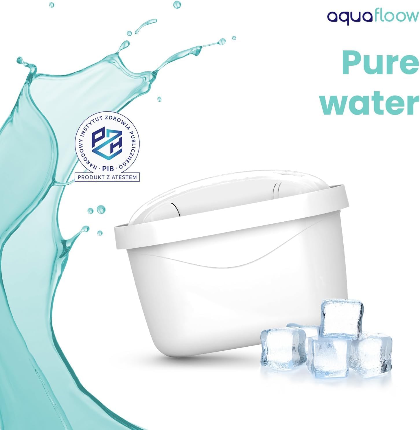 Aquafloow Wkład filtrujący do wody kompatybilny z Brita Maxtra, DAFI U - obrazek 9