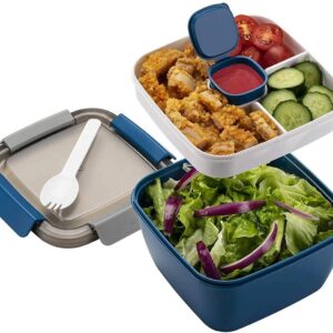 MUJUZE Lunch Box,Pudełko na lunch z dzielonymi przegródkami, Bento Box