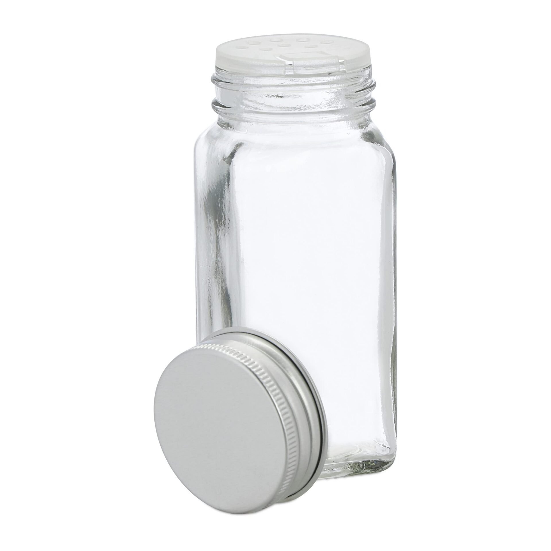 Relaxdays Słoiki na przyprawy, zestaw 36 sztuk, wkład do posypywania, - obrazek 2