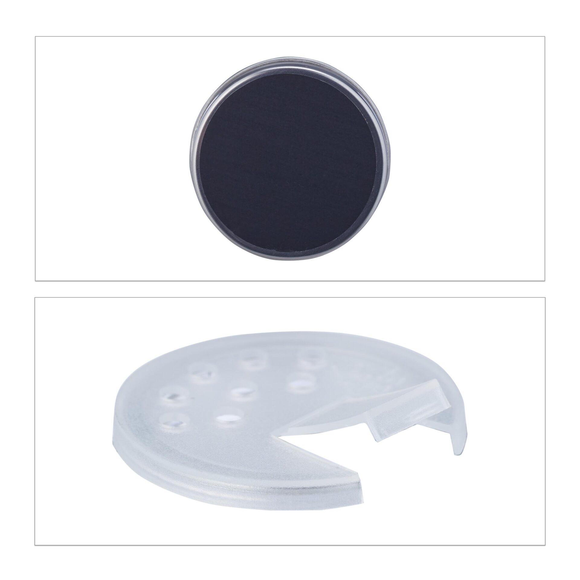 Relaxdays Słoiki na przyprawy, zestaw 16 sztuk, wkład do posypywania, - obrazek 4