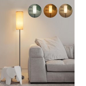 LEAZZLE Lampa podłogowa Salon NowoczesnyLampa podłogowa LED ściemnialna3 kolorowa temperatura podłogowaLampa podłogowa 3-kolorowymi temperaturami 2700-6500K do sypialninadaje się sypialniczytania