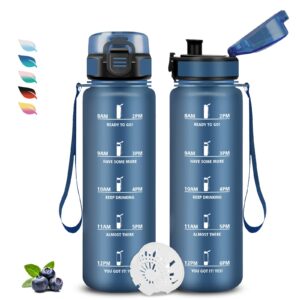 Najlepsza motywacyjna butelka na wodę 1L - Bez wycieków!