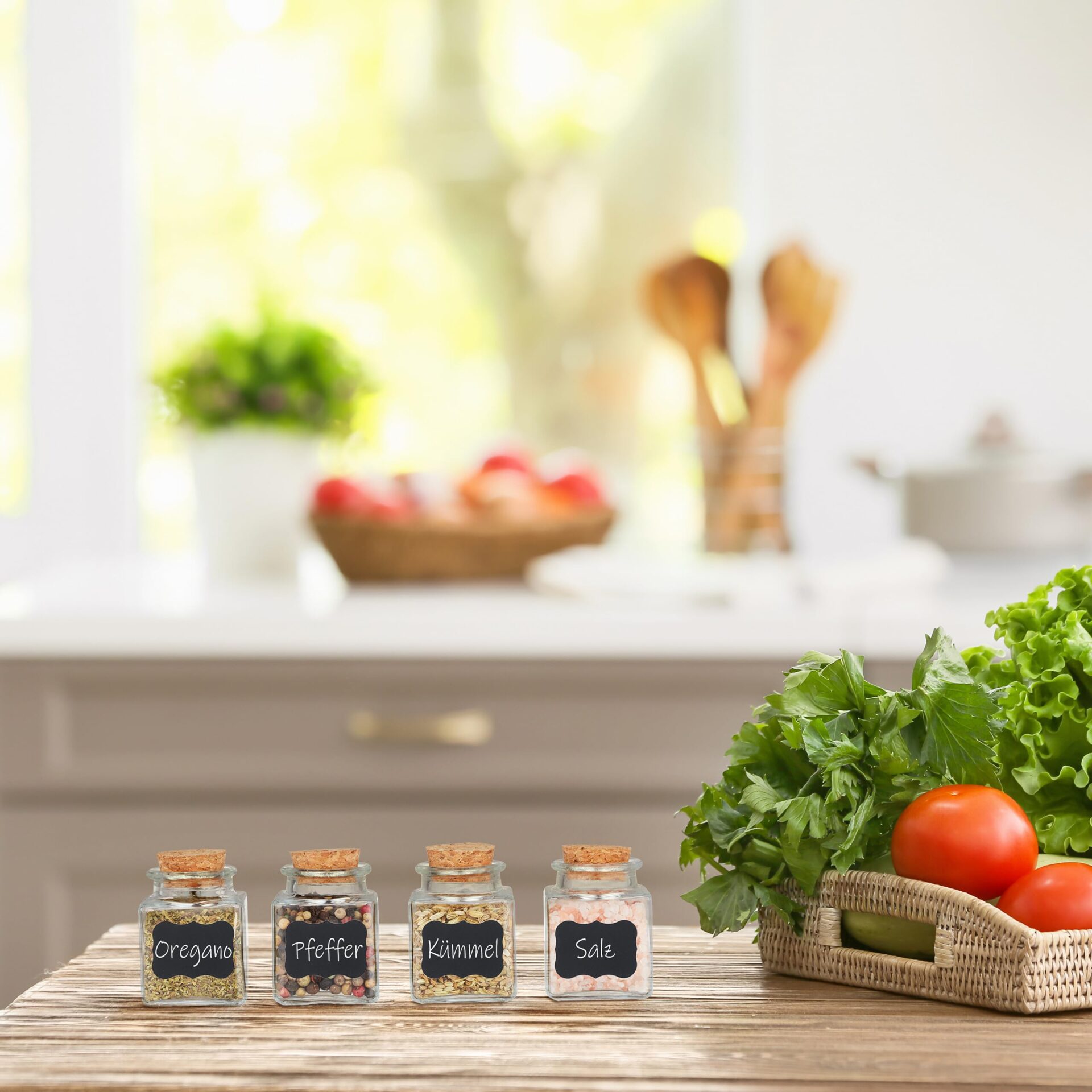 Relaxdays Słoiki na przyprawy, zestaw 12 sztuk, słoiki na przyprawy, 5 - obrazek 8